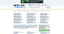 Desktop Screenshot of info-tabor.cz